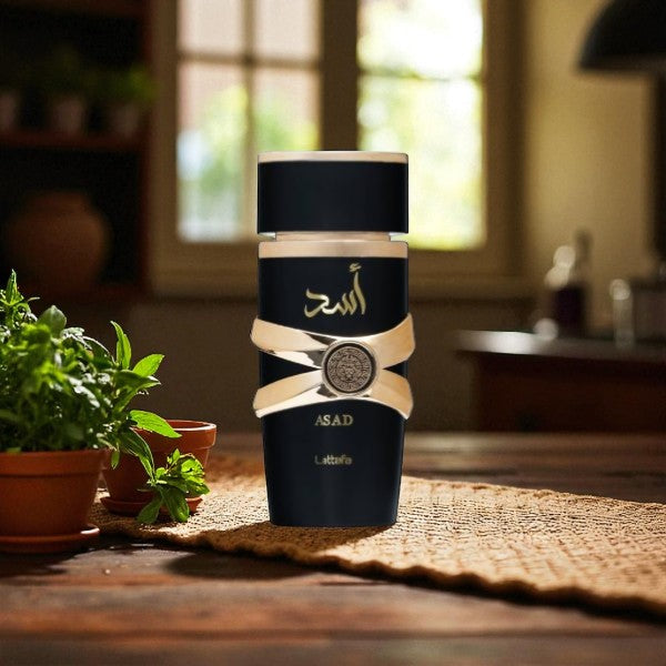 Asad Lattafa Perfume 100ml / Orignal Edp(U.a.e) | Warm, Spicy, Sweet, and Smoky