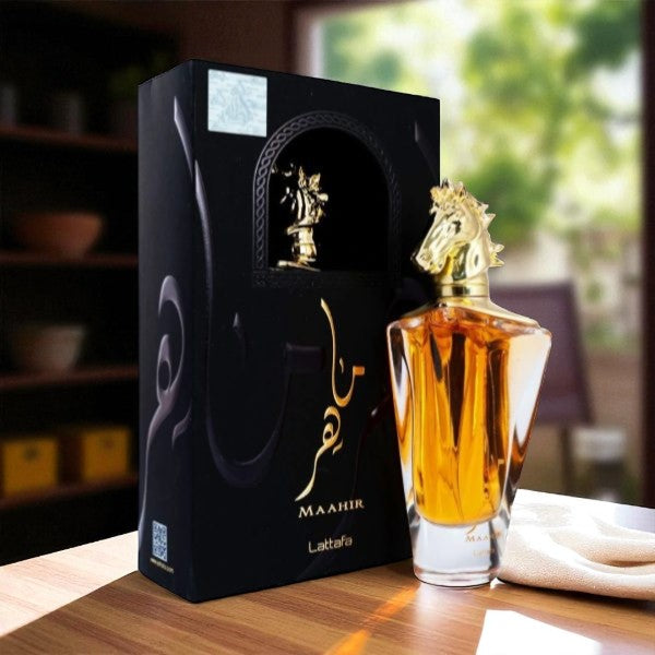 Mahir Gold Lattafa Perfume For Unisex | Amber Floral scent